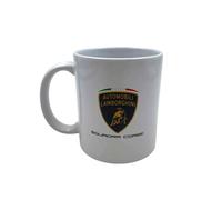 Tazza Automobili Lamborghini Squadra Corse bianca