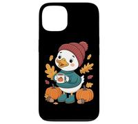 Tazza Autumn Cozy Vibes Duck Pumpkin Custodia per iPhone 13