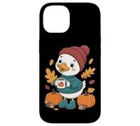 Tazza Autumn Cozy Vibes Duck Pumpkin Custodia per iPhone 14