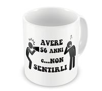 Tazza Avere 56 anni e non sentirli Compleanno cerca il tuo anno - Eventi
