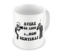 Tazza Avere 80 anni e non sentirli Compleanno cerca il tuo anno - Eventi