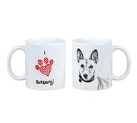 Tazza Basenji Con Cane Io Amo Art-Dog