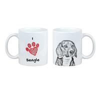 Tazza Beagle Con Cane Io Amo Art-Dog