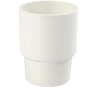 Tazza, Bianco, H: 11 cm, D 8,5 cm, Confezione da 2 pz/ 1