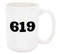 Tazza Bicchiere Number 619 Tazza Personalizzata Parenti 2 pezzi | Resistente Tazza Colazione Riutilizzabile Tazzine Caffè Ufficio Padri
