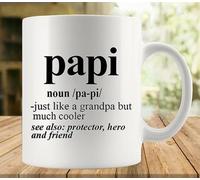 Tazza Bicchiere Papi Noun Papi Definition Tazza Principesse 2 Pezzi | Robusto Tazza per Tè o Caffè TDivertente Tazza Colazione Parenti Fisioterapista