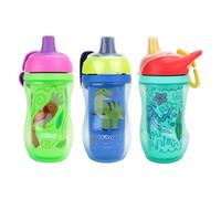 Tazza bimbo termica Nuby con beccuccio e moschettone Assortito (260ml) (6m+)