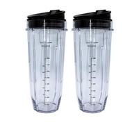 Tazza Blender 32oz Con Coperchio Compatibile For Ninja Auto IQ 1000W