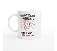 Tazza Bocce Non Invecchio Miglioro Come Il Vino E Come Il Mio Tiro | idea regalo originale