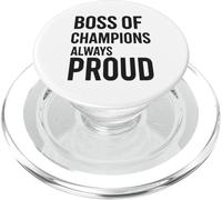 Tazza Boss Of Champions, Sempre Orgoglioso Della Leadership PopSockets PopGrip per MagSafe
