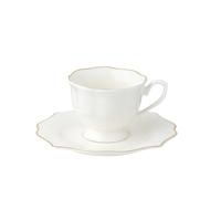 Tazza caffè con piattino - confezione 6 pz - 100 ml - Burano