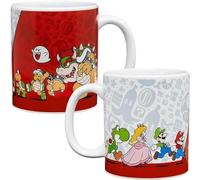 Tazza Caffè Super Mario Tazza Ceramica Ufficiale Nintendo per Fan, Regalo per Gamer e Appassionati di Giochi Retro, 300ml (10 fl oz)