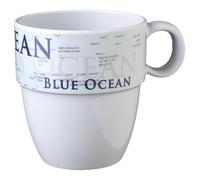 Tazza campeggio Brunner 0830024N C8C impilabile Bianco e Blu