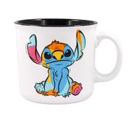 Tazza Camper In Ceramica Disney Lilo & Stitch "Ohana" | Contiene 20 Once