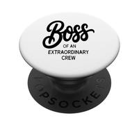 Tazza 'capo Di Una Squadra Straordinaria, Amante Del Caffè, PopSockets PopGrip Adesivo