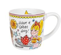 Tazza cappuccino 0,5L “Big Love” - Beker XL con illustrazioni Blond e messaggi positivi,