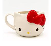 Tazza Ceramica 3D Sculptata Con Faccia Di Hello Kitty 20Oz