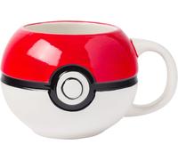 Tazza Ceramica 3D Sculpted Pokeball Di Pokemon Sicura Per Microonde 20 Once
