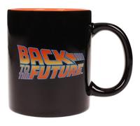 Tazza Ceramica Back To The Future 320 ml Nera Logo