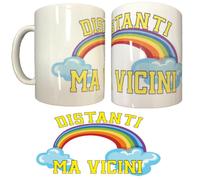 Tazza Ceramica Distanti ma Vicini Tazze Simpatiche Idea Regalo PS 09370-1008