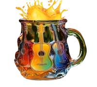 Tazza Chitarra, Tazza Caffè Arcobaleno con Stampa 3D e Design Artistico, Termoresistente per Decorazione Casa con Stile Creativo e Moderno