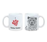 Tazza Chow Chow Con Cane Io Amo Art-Dog