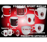 TAZZA COLAZIONE - MUG - TAZZINE CAFFE '- AC MILAN ORIGINALI