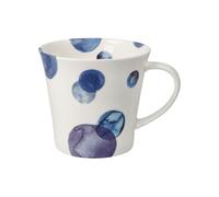 Tazza Color Plum A Pois Bianco Blu Per 350Ml Goebel Porcellana WA