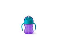 Tazza colorata con cannuccia 200ml avent
