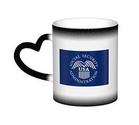 Tazza con bandiera della Social Security Administration degli Stati Uniti Tazza in ceramica termosensibile che cambia colore Tazza isolata Novità Tazze da viaggio uniche Tazze per la casa 11 OZ