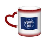 Tazza con bandiera della Social Security Administration degli Stati Uniti Tazza in ceramica termosensibile che cambia colore Tazza isolata Novità Tazze da viaggio uniche Tazze per la casa 11 OZ