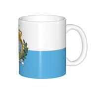 Tazza con bandiera di San Marino che cambia colore, termosensibile termosensibile, perfetta per campeggio, picnic, interni ed esterni