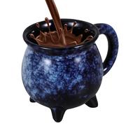 Tazza con calderone della strega di Halloween: tazza in ceramica smaltata da