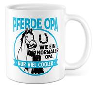Tazza con cavalli regalo - Come un normale nonno solo molto cooler, tazza da caffè cavallo, cavaliere, idea regalo per bambini, genitori, famiglia