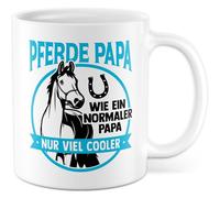 Tazza con cavalli, regalo per cavalli, come un papà normale, solo molto cool, tazza da caffè, papà, cavallo, cavaliere, idea regalo per bambini, genitori, famiglia