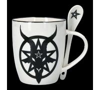 Tazza Con Cucchiaio - Baphomet - ALCHEMY Inghilterra Tazza Da Caffè Tazza Da Tè