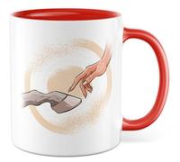 Tazza con design di cavalli, idea regalo per cavalli, ideale come idea regalo per cavalli, amanti dei cavalli, passione per l'amore degli animali, tazza da caffè