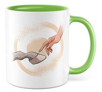 Tazza con design di cavalli, idea regalo per cavalli, ideale come idea regalo per cavalli, amanti dei cavalli, passione per l'amore degli animali, tazza da caffè
