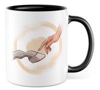 Tazza con design di cavalli, idea regalo per cavalli, ideale come idea regalo per cavalli, amanti dei cavalli, passione per l'amore degli animali, tazza da caffè