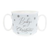 Tazza Con Doppio Manico Per Il Primo Natale Del Bambino - Rosa O Blu
