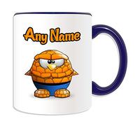 Tazza con immagine di Benjamin Grimm (tema pinguino, colori a scelta), con qualsiasi nome/messaggio sul tuo unico, per travestimenti, film, supereroi, fumetti, marvel, Avengers, Guardiani, Galaxy Ben