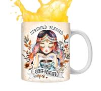 Tazza con le parole,Coppa delle parole | Tazza di caffè in ceramica a tema caffè da 350 ml,Tazza da latte per la colazione per caffè, tè, cioccolata calda, tazza da tè per lavoro, cucina a d
