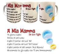 Tazza Con Manico A Mia Mamma Da Tuo Figlio Gadget Idea Regalo PS 09370-85