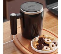 Tazza con mescolatore automatico da 400 ml per bevande, cioccolata calda,