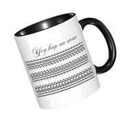 Tazza con messaggio segreto con manico tazza in ceramica personalizzata bicchieri d'acqua regalo divertente per colleghi regalo di San Valentino tazza da caffè a tema vacanza