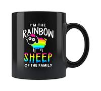 Tazza con pecora arcobaleno, tazza orgoglio, regalo di orgoglio, tazza LGBTQ, regalo LGBTQ, tazza da caffè lgbtq, tazza gay, regalo per figlio gay, regalo omosessuale, regalo omosessuale