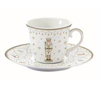 Tazza Con Saucer ROYAL NUTCRACKER Nussknacker 200Ml In Scatola Regalo Easy Life