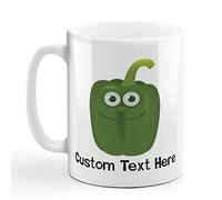 Tazza con Scritta Bell Pepper Tazza Bicchiere Amico 2 pezzi-330ml | Simpatico Tazzine Caffe Riutilizzabile Tazza da caffè Festa del papà Sorella