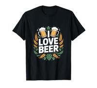 Tazza con scritta "I Love Beer", motivo: luppolo Maglietta