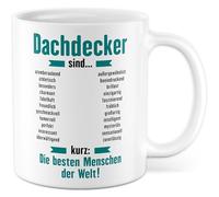 Tazza con scritta in lingua tedesca "Die besten Menschen der Welt!" - Tazza da caffè da 330 ml in ceramica - Artigianato cantiere ufficio